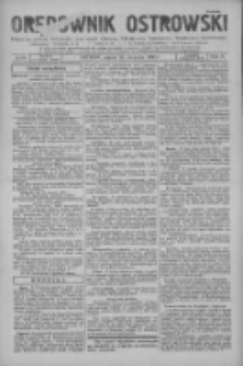 Orędownik Ostrowski: pismo na powiaty Ostrowski i Odolanowski oraz miast Ostrowa, Odolanowa, Sulmierzyc i Raszkowa 1932.08.26 R.81 Nr69