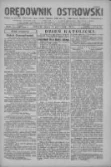 Orędownik Ostrowski: pismo na powiaty Ostrowski i Odolanowski oraz miast Ostrowa, Odolanowa, Sulmierzyc i Raszkowa 1932.10.25 R.81 Nr86