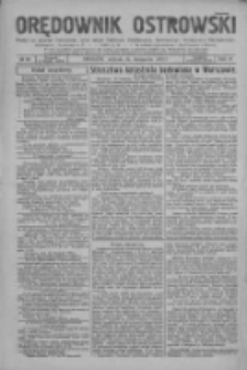 Orędownik Ostrowski: pismo na powiaty Ostrowski i Odolanowski oraz miast Ostrowa, Odolanowa, Sulmierzyc i Raszkowa 1932.11.15 R.81 Nr92