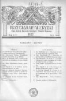 Przegląd Artyleryjski: organ artylerji, marynarki, uzbrojenia i przemysłu wojennego 1927 sierpień R.5 Nr8