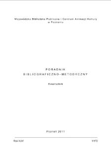 Poradnik Bibliograficzno-Metodyczny : 2011 z.1