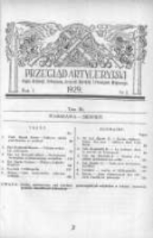 Przegląd Artyleryjski: organ artylerji, uzbrojenia, artylerji morskiej i przemysłu wojennego 1929 sierpień R.7 T.9 Nr2