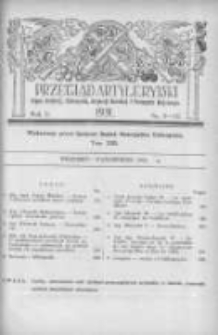Przegląd Artyleryjski: organ artylerji, uzbrojenia, artylerji morskiej i przemysłu wojennego 1931 wrzesień/październik R.9 T.13 Nr9/10