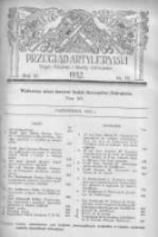 Przegląd Artyleryjski: organ artylerji i służby uzbrojenia 1932 październik R.10 T.15 Nr10