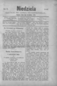 Niedziela: tygodnik dla rodzin chrześcijańskich 1883.04.08 R.9 Nr445