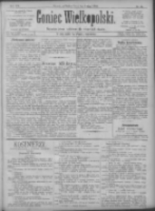 Goniec Wielkopolski: najtańsze pismo codzienne dla wszystkich stanów 1896.02.08 R.20 Nr32