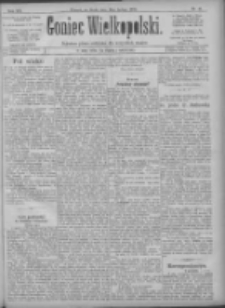 Goniec Wielkopolski: najtańsze pismo codzienne dla wszystkich stanów 1896.02.19 R.20 Nr41