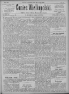 Goniec Wielkopolski: najtańsze pismo codzienne dla wszystkich stanów 1896.02.20 R.20 Nr42+dodatek