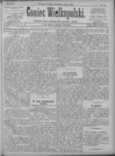 Goniec Wielkopolski: najtańsze pismo codzienne dla wszystkich stanów 1896.02.21 R.20 Nr43