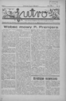 Jutro: organ Związku Weteranów Powstań Narodowych R.P. 1914/19: tygodnik poświęcony aktualnym zagadnieniom polskim, oparty na ideologji niepodległościowej i powstańczej Polski Zachodniej 1936.12.06 R.1 Nr14