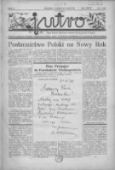 Jutro: organ Związku Weteranów Powstań Narodowych R.P. 1914/19: tygodnik poświęcony aktualnym zagadnieniom polskim, oparty na ideologji niepodległościowej i powstańczej Polski Zachodniej 1937.01.03 R.2 Nr1(18)