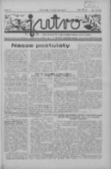 Jutro: organ Związku Weteranów Powstań Narodowych R.P. 1914/19: tygodnik poświęcony aktualnym zagadnieniom polskim, oparty na ideologji niepodległościowej i powstańczej Polski Zachodniej 1937.04.04 R.2 Nr14(31)