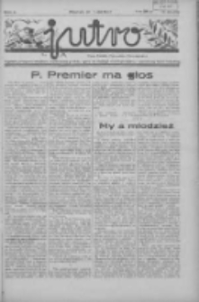 Jutro: organ Związku Weteranów Powstań Narodowych R.P. 1914/19: tygodnik poświęcony aktualnym zagadnieniom polskim, oparty na ideologji niepodległościowej i powstańczej Polski Zachodniej 1937.05.30 R.2 Nr22(39)