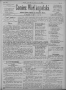 Goniec Wielkopolski: najtańsze pismo codzienne dla wszystkich stanów 1896.04.15 R.20 Nr87