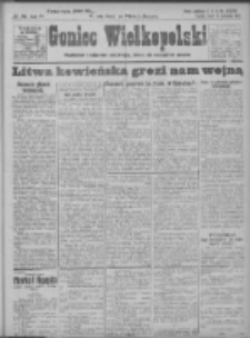 Goniec Wielkopolski: najstarsze i najtańsze pismo codzienne dla wszystkich stanów 1923.04.18 R.46 Nr88