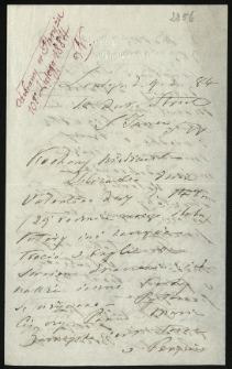 Listy z roku 1884