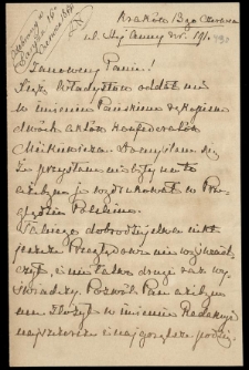 Listy od Tarnowskiego Stanisława