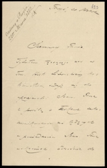 List od Waliszewskiego Kazimierza