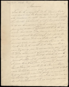 Artykuł Uniszewskiego w formie listu o masonerii