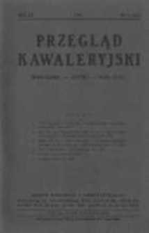 Przegląd Kawaleryjski 1927 lipiec R.4 Nr5(21)