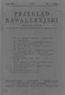 Przegląd Kawaleryjski 1936 lipiec R.13 Nr7(129)