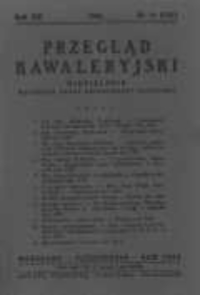 Przegląd Kawaleryjski 1936 październik R.13 Nr10(132)