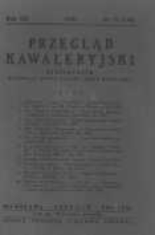 Przegląd Kawaleryjski 1936 grudzień R.13 Nr12