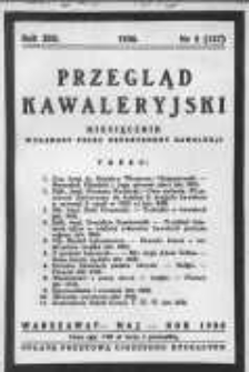 Przegląd Kawaleryjski 1936 maj R.13 Nr5(127)