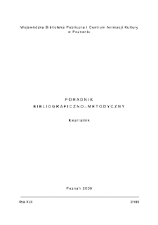 Poradnik Bibliograficzno-Metodyczny : 2009 z.2