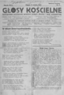 Głosy Kościelne. 1926 nr7