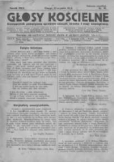 Głosy Kościelne. 1926 nr18