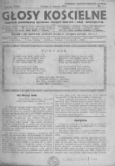 Głosy Kościelne. 1932 nr1