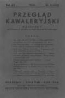 Przegląd Kawaleryjski 1938 kwiecień R.15 Nr4(150)