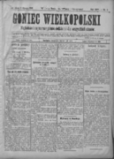 Goniec Wielkopolski: najtańsze i najstarsze pismo codzienne dla wszystkich stanów 1901.01.05 R.25 Nr4