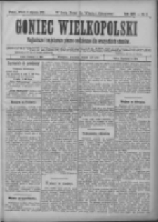Goniec Wielkopolski: najtańsze i najstarsze pismo codzienne dla wszystkich stanów 1901.01.08 R.25 Nr6