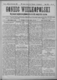 Goniec Wielkopolski: najtańsze i najstarsze pismo codzienne dla wszystkich stanów 1901.01.20 R.25 Nr17