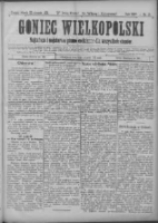 Goniec Wielkopolski: najtańsze i najstarsze pismo codzienne dla wszystkich stanów 1901.01.22 R.25 Nr18