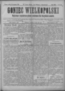 Goniec Wielkopolski: najtańsze i najstarsze pismo codzienne dla wszystkich stanów 1901.01.23 R.25 Nr19
