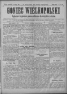 Goniec Wielkopolski: najtańsze i najstarsze pismo codzienne dla wszystkich stanów 1901.02.14 R.25 Nr37