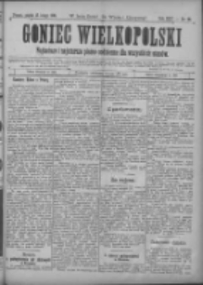 Goniec Wielkopolski: najtańsze i najstarsze pismo codzienne dla wszystkich stanów 1901.02.15 R.25 Nr38