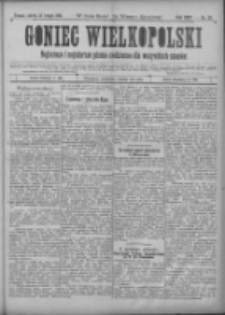 Goniec Wielkopolski: najtańsze i najstarsze pismo codzienne dla wszystkich stanów 1901.02.16 R.25 Nr39