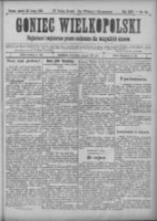 Goniec Wielkopolski: najtańsze i najstarsze pismo codzienne dla wszystkich stanów 1901.02.22 R.25 Nr44