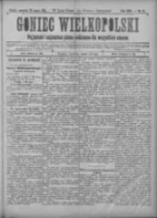 Goniec Wielkopolski: najtańsze i najstarsze pismo codzienne dla wszystkich stanów 1901.03.28 R.25 Nr72