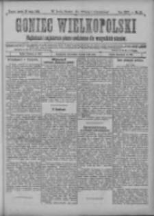 Goniec Wielkopolski: najtańsze i najstarsze pismo codzienne dla wszystkich stanów 1901.05.29 R.25 Nr121