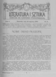 Literatura i Sztuka. Dodatek do Dziennika Poznańskiego. 1913 R.5 nr4