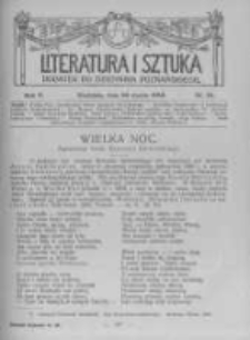 Literatura i Sztuka. Dodatek do Dziennika Poznańskiego. 1913 R.5 nr12