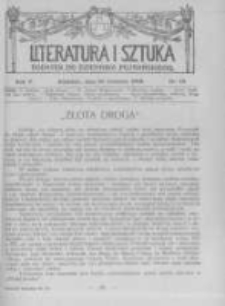 Literatura i Sztuka. Dodatek do Dziennika Poznańskiego. 1913 R.5 nr16