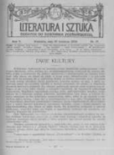 Literatura i Sztuka. Dodatek do Dziennika Poznańskiego. 1913 R.5 nr17