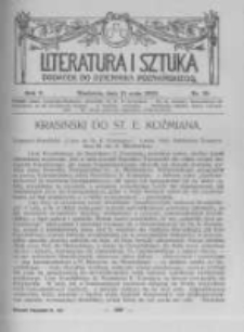 Literatura i Sztuka. Dodatek do Dziennika Poznańskiego. 1913 R.5 nr19