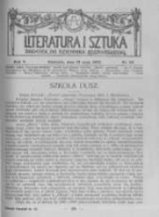 Literatura i Sztuka. Dodatek do Dziennika Poznańskiego. 1913 R.5 nr20